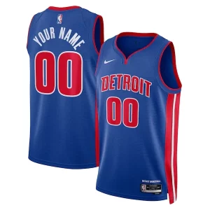 Resistente Maravilloso Duradero Detroit Pistons Nike Unisex Swingman Custom Jersey Blue Icon Edition
