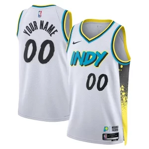 Bonito Maravilloso Indiana Pacers Nike Unisex 2024/25 Custom Swingman Jersey City Edition White