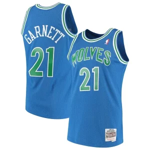 Sofisticado Perfecto Kevin Garnett Minnesota Timberwolves 1995/96 Hardwood Classics Swingman Jersey Blue