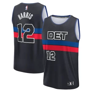 Estupendo Magnífico Moderno Tobias Harris Detroit Pistons Youth Fast Break Player Jersey Statement Edition Black