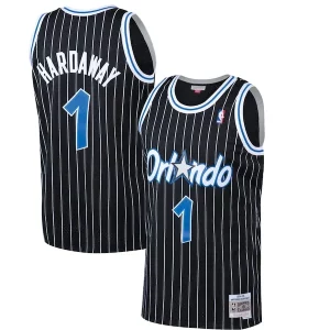 Versátil Penny Hardaway Orlando Magic Hardwood Classics Swingman Jersey Black