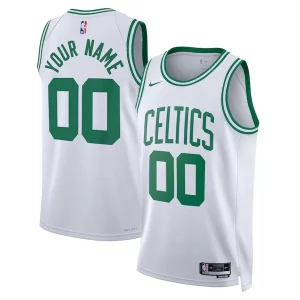 Versátil Comodo Sofisticado Boston Celtics Nike Unisex Swingman Custom Jersey White Association Edition