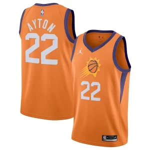 Ideal Comodo Deandre Ayton Phoenix Suns Jordan Brand 2020/21 Swingman Jersey Statement Edition Orange