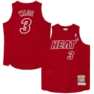 Original Dwyane Wade Miami Heat 2012 Authentic Player Jersey Scarlet