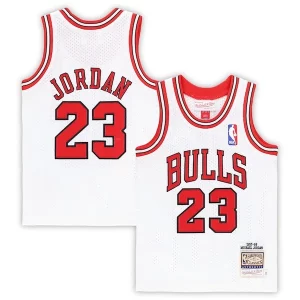 Robusto Fantástico Michael Jordan Chicago Bulls Toddler 1997/98 Hardwood Classics Authentic Jersey White/Black/Red