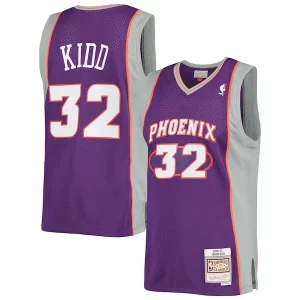 Comodo Robusto Fantástico Jason Kidd Phoenix Suns 2001/02 Hardwood Classics Swingman Jersey Purple
