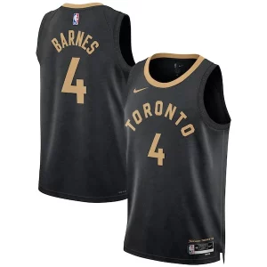 Perfecto Encantador Scottie Barnes Toronto Raptors Nike Unisex 2022/23 Swingman Jersey City Edition Black