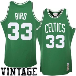 Encantador Larry Bird Boston Celtics 1985/86 Hardwood Classics Authentic Jersey Kelly Green