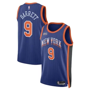 Elegante Cool Robusto RJ Barrett New York Knicks Nike Unisex 2023/24 Swingman Jersey Blue City Edition