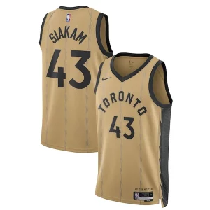 Resistente Encantador Maravilloso Pascal Siakam Toronto Raptors Nike Unisex 2023/24 Swingman Jersey Gold City Edition