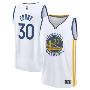 Maravilloso Stephen Curry Golden State Warriors Youth Fast Break Replica Jersey Association Edition White