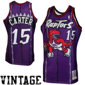 Original Vince Carter Toronto Raptors 1998/99 Throwback Authentic Jersey Purple