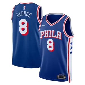 Perfecto Paul George Philadelphia 76ers Nike Unisex 2024 Offseason Addition Nike Swingman Jersey Royal