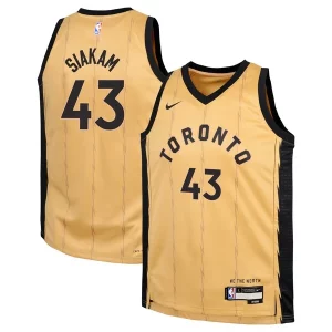 Estupendo Atractivo Pascal Siakam Toronto Raptors Nike Youth Swingman Replica Jersey City Edition Gold