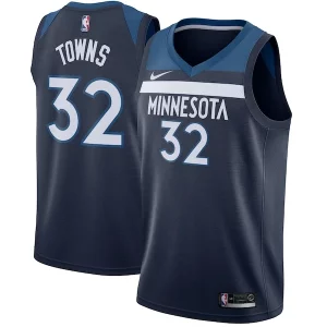 Elegante Karl Anthony Towns Minnesota Timberwolves Nike Swingman Jersey Navy Icon Edition