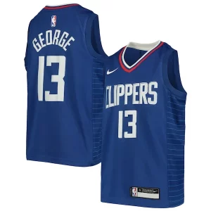 Práctico Robusto Paul George LA Clippers Nike Youth Swingman Jersey Icon Edition Royal