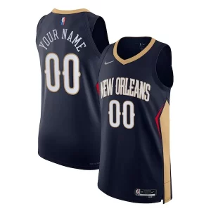 Ideal Moderno New Orleans Pelicans Nike 2021/22 Diamond Authentic Custom Jersey Icon Edition Navy