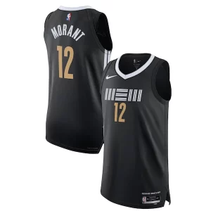 Genial Clásico Bonito Nike Ja Morant Memphis Grizzlies Authentic Jersey City Edition Black