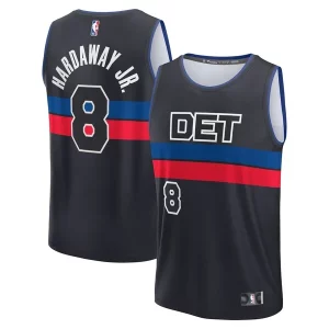 Clásico Práctico Tim Hardaway Jr. Detroit Pistons Youth Fast Break Player Jersey Statement Edition Black