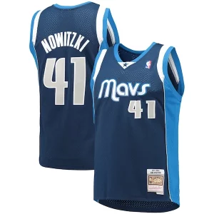 Cool Delicioso Bonito Dirk Nowitzki Dallas Mavericks 2011/12 Hardwood Classics Swingman Jersey Navy