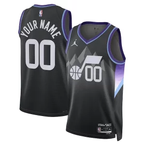 Genial Utah Jazz Jordan Brand Unisex 2024/25 Custom Swingman Jersey Statement Edition Black