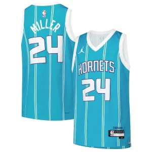 Lujoso Estupendo Cool Brandon Miller Charlotte Hornets Nike Youth Swingman Jersey Icon Edition Teal