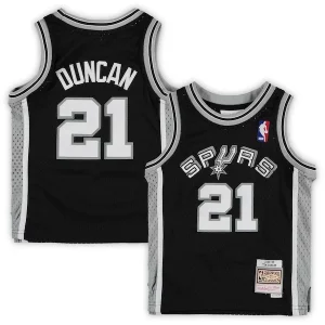 Chulo Tim Duncan San Antonio Spurs Preschool 1998/99 Hardwood Classics Throwback Team Jersey Black