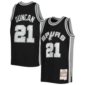 Comodo Único Versátil Tim Duncan San Antonio Spurs Youth 1998/99 Hardwood Classics 75th Anniversary Diamond Jersey