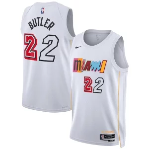 Versátil Duradero Jimmy Butler Miami Heat Nike Unisex 2022/23 Swingman Jersey City Edition White