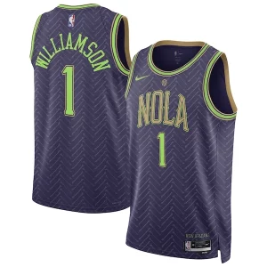 Bonito Perfecto Zion Williamson New Orleans Pelicans Nike Unisex 2024/25 Swingman Player Jersey City Edition Purple