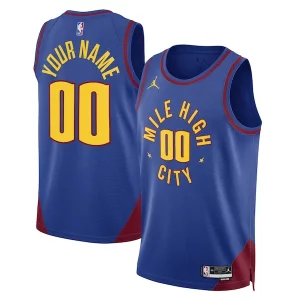 Estupendo Lujoso Denver Nuggets Jordan Brand Unisex 2022/23 Swingman Custom Jersey Statement Edition Blue
