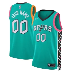 Resistente Moderno Robusto San Antonio Spurs Nike Unisex 2022/23 2022/23 Swingman Custom Jersey City Edition Turquoise