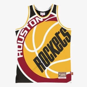 Único Genial Houston Rockets Hardwood Classics Blown Out Fashion Jersey Black