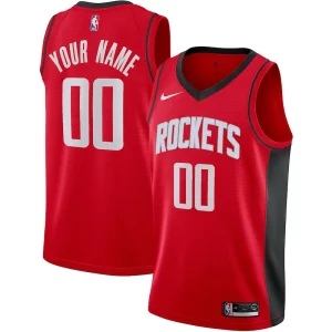 Increíble Houston Rockets Nike Custom Swingman Jersey Icon Edition Red