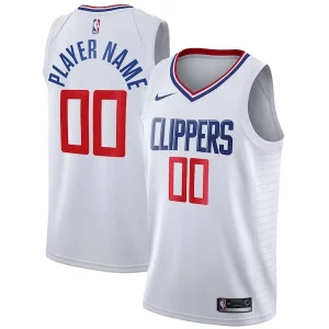 Hermoso Fantástico Comodo LA Clippers Nike 2020/21 Swingman Custom Jersey Association Edition White
