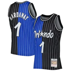 Cool Penny Hardaway Orlando Magic Hardwood Classics 1994/95 Split Swingman Jersey Blue/Black