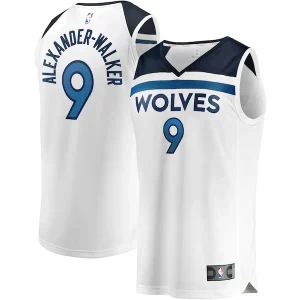 Exquisito Nickeil Alexander Walker Minnesota Timberwolves Youth Fast Break Replica Player Jersey Association Edition White