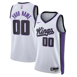 Cool Estupendo Sacramento Kings Nike Unisex Swingman Custom Jersey Association Edition White