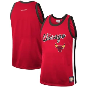Único Chicago Bulls Hardwood Classics Team Heritage Fashion Jersey Red