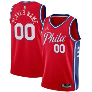 Fantástico Original Resistente Philadelphia 76ers Jordan Brand Swingman Custom Jersey Statement Edition Red