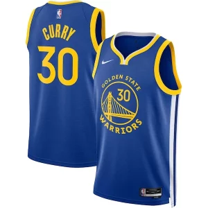 Delicioso Stephen Curry Golden State Warriors Nike Unisex Swingman Jersey Icon Edition Royal/White