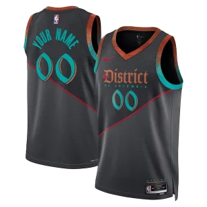Resistente Genial Delicioso Washington Wizards Nike Unisex 2023/24 Custom Swingman Jersey Black City Edition