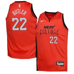 Práctico Duradero Jimmy Butler Miami Heat Nike Youth 2024/25 Swingman Player Jersey City Edition Red