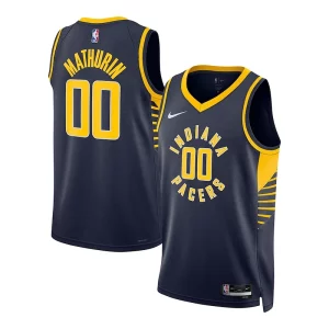 Resistente Práctico Bennedict Mathurin Indiana Pacers Nike Unisex Swingman Jersey Association Edition Navy