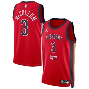 Resistente Comodo Perfecto CJ McCollum New Orleans Pelicans Jordan Brand Unisex Swingman Jersey Statement Edition Red