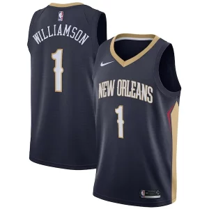 Elegante Genial Lujoso Zion Williamson New Orleans Pelicans Nike 2019 NBA Draft First Round Pick Swingman Jersey Navy Icon Edition/White