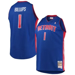 Chulo Estupendo Increíble Chauncey Billups Detroit Pistons 2003/04 Big & Tall Hardwood Classics Swingman Jersey Blue