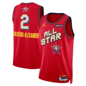 Clásico Shai Gilgeous Alexander Nike Unisex 2025 NBA All Star Game Swingman Player Jersey Red