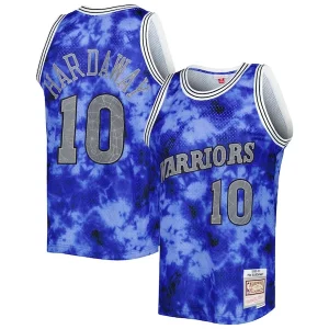 Versátil Sofisticado Práctico Tim Hardaway Golden State Warriors 1990/91 Galaxy Swingman Jersey Blue