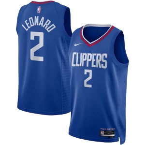 Delicioso Hermoso Kawhi Leonard LA Clippers Nike Unisex Swingman Jersey Icon Edition Royal/White